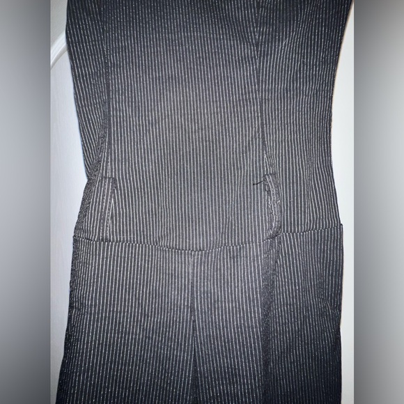 Vintage striped flared leg jumpsuit size S - Picture 2 of 4